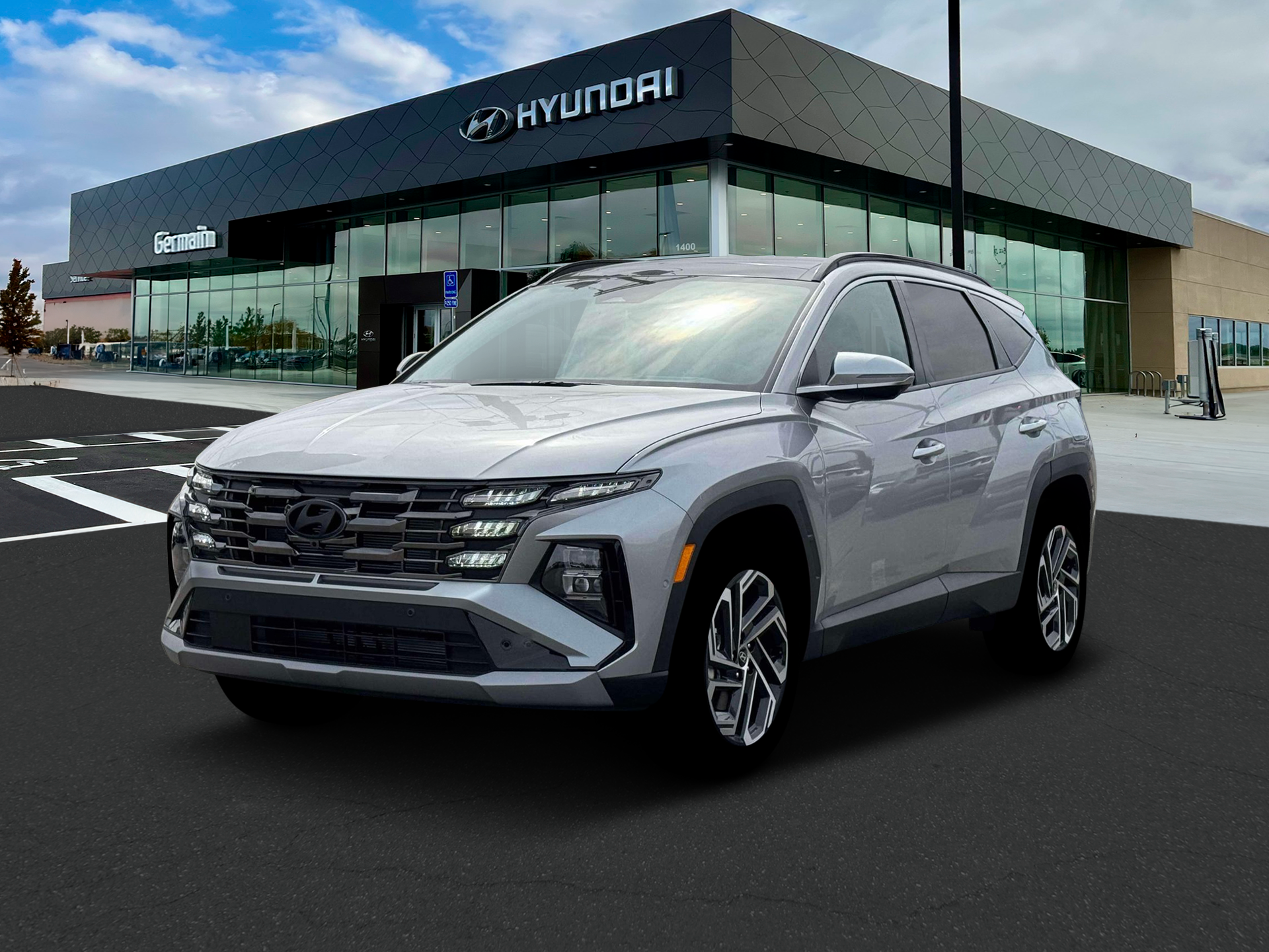 New 2026 Shimmering Silver Hyundai Limited AWD image 1