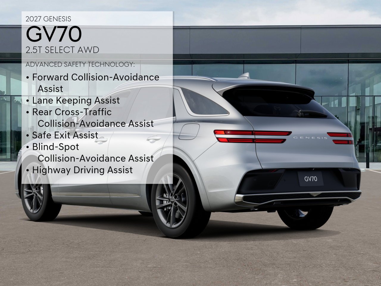 New 2027 Silver Genesis 2.5T SELECT image 7