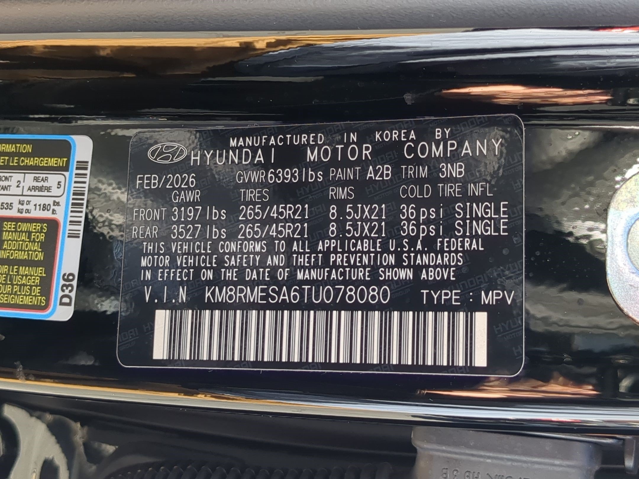 2026 Hyundai Palisade Calligraphy - Photo 35