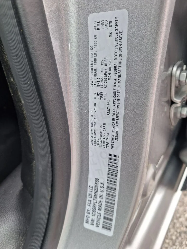Used 2021 Silver Ram Rebel image 31