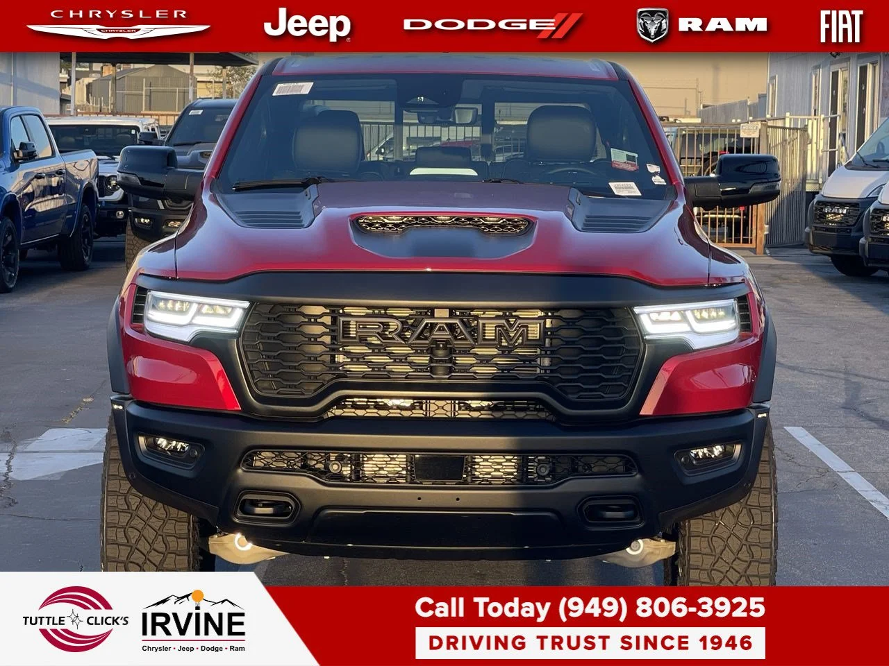 New 2027 Molten Red Pearl-Coat Exterior Paint RAM RHO image 8