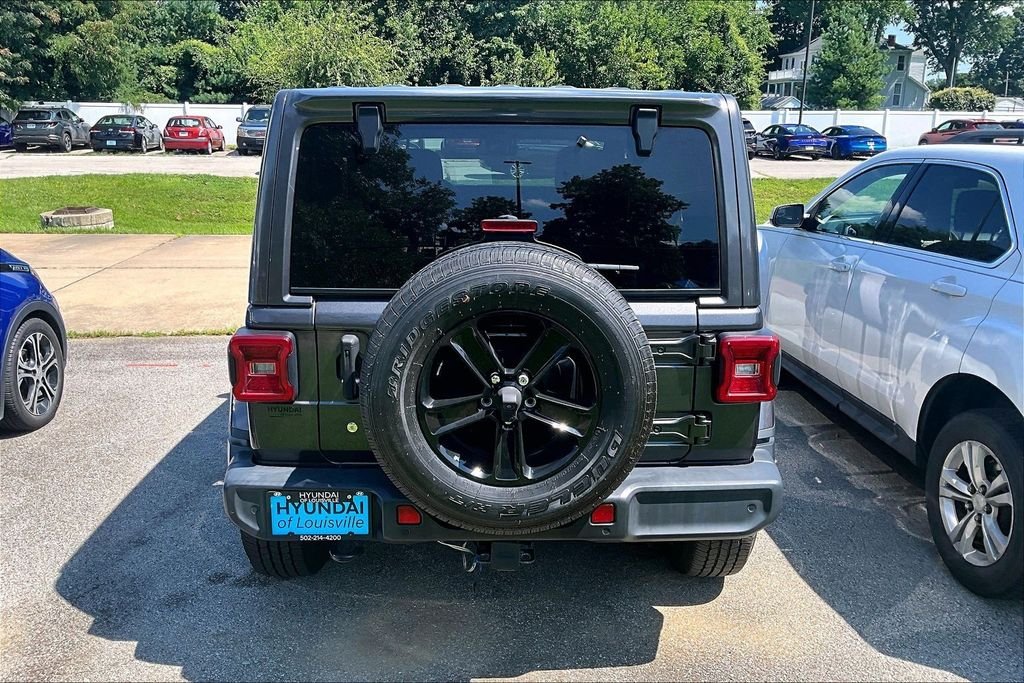 Used 2020 Gray Jeep Unlimited Sahara Altitude image 7