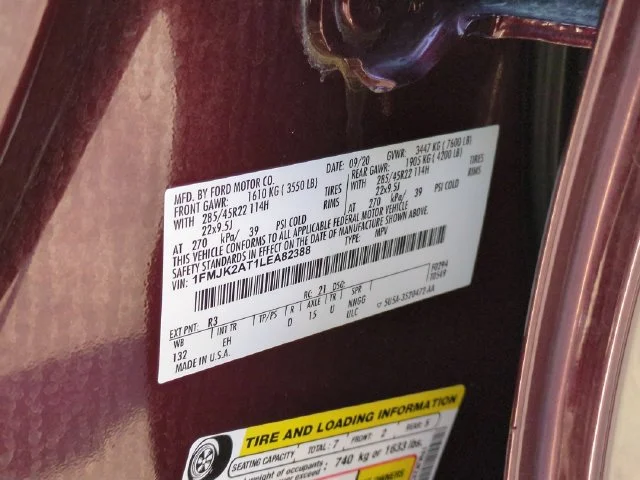 Used 2020 Red Ford Limited image 39