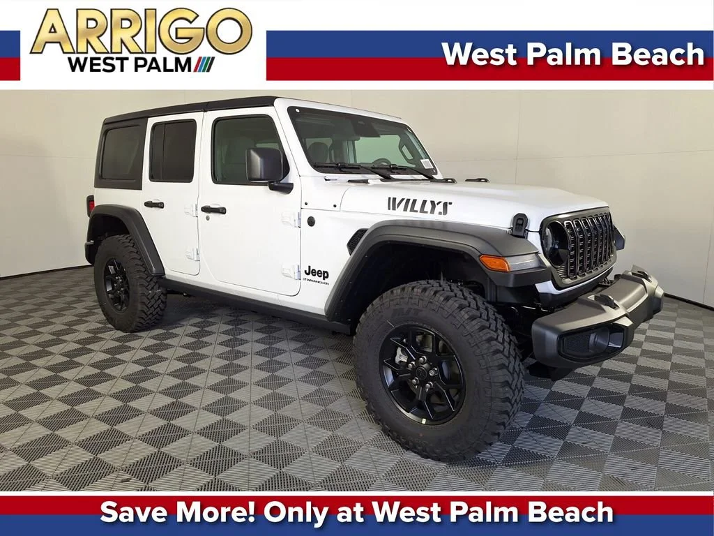 New 2026 Bright White Clear-Coat Exterior Paint Jeep Willys image 1