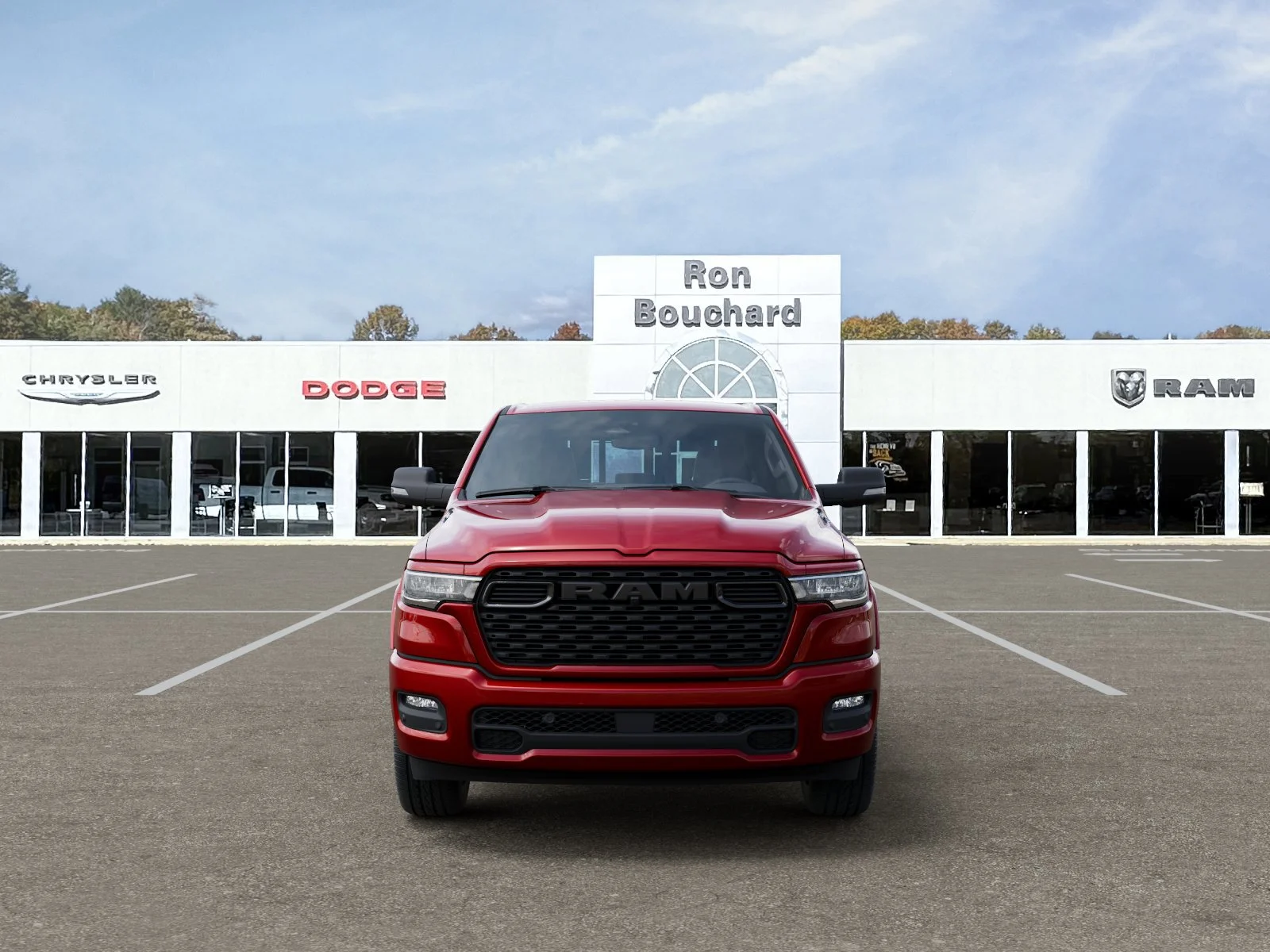 New 2026 Molten Red Pearl-Coat Exterior Paint RAM Big Horn image 6