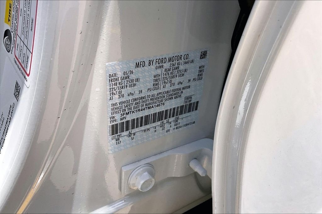 New 2026 Star White Metallic Tri-coat Ford Select image 11