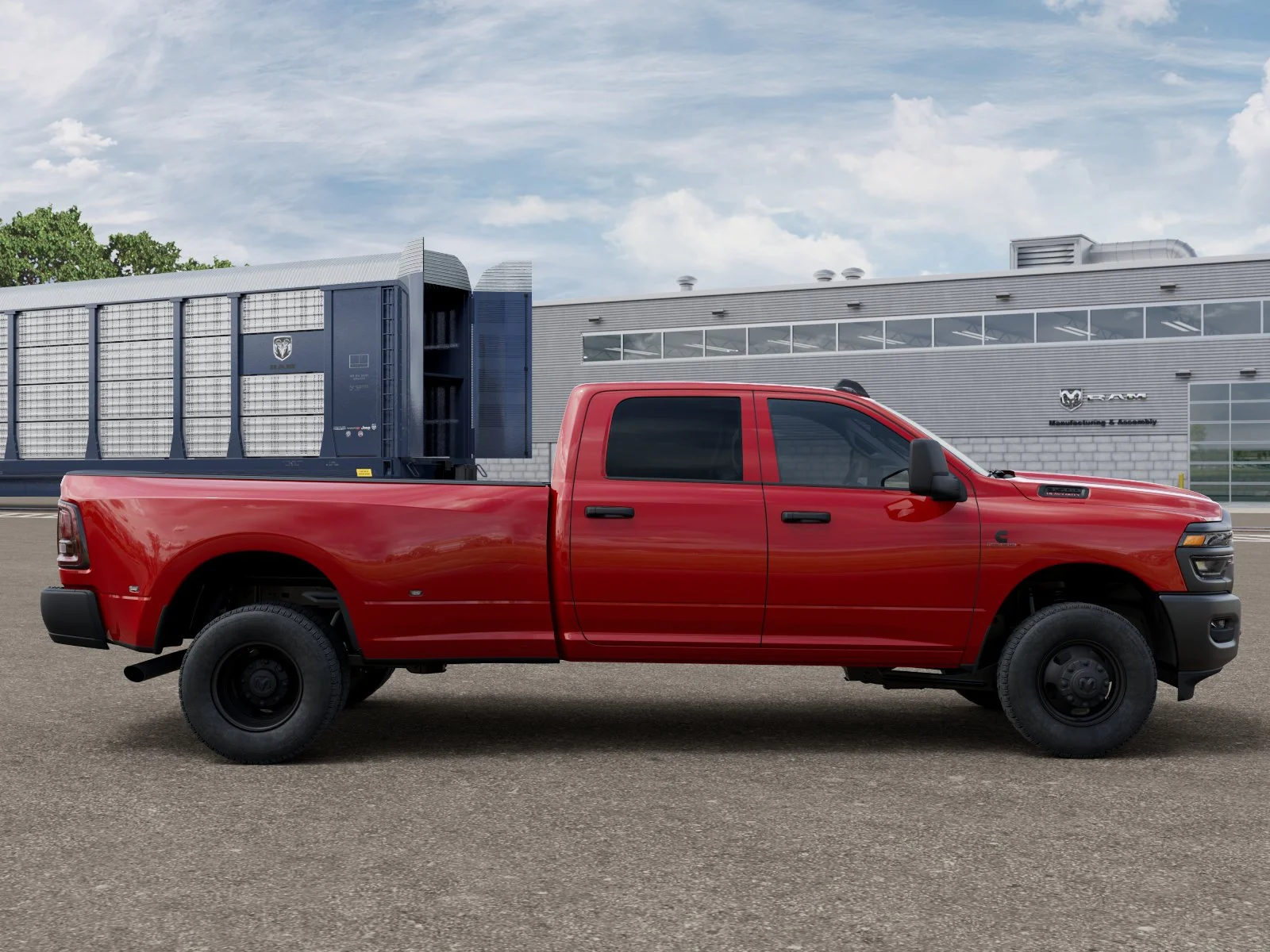 New 2026 Flame Red Clear-Coat Exterior Paint RAM Tradesman image 47