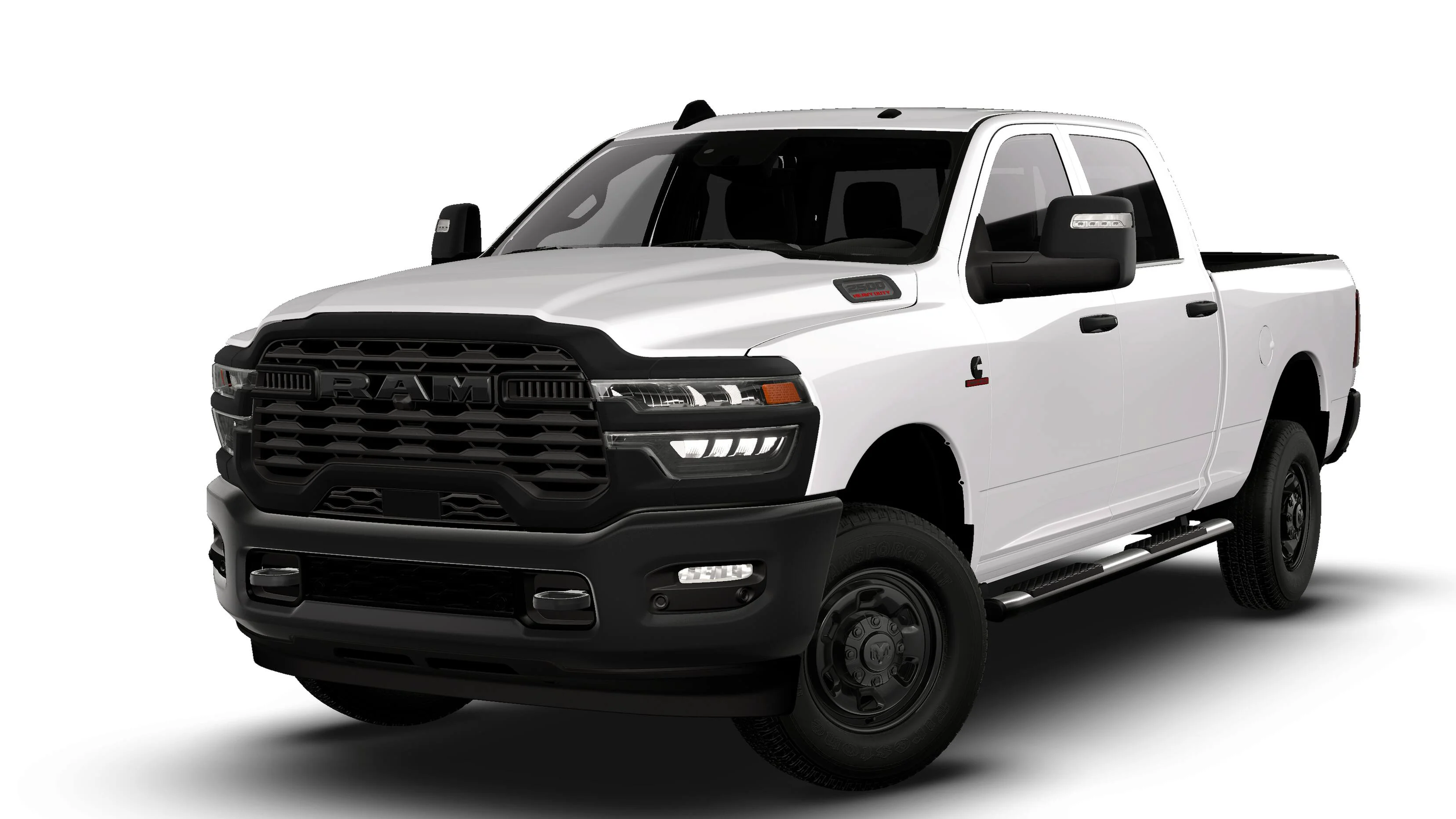 New 2026 Bright White Clear-Coat Exterior Paint RAM TRADESMAN image 1