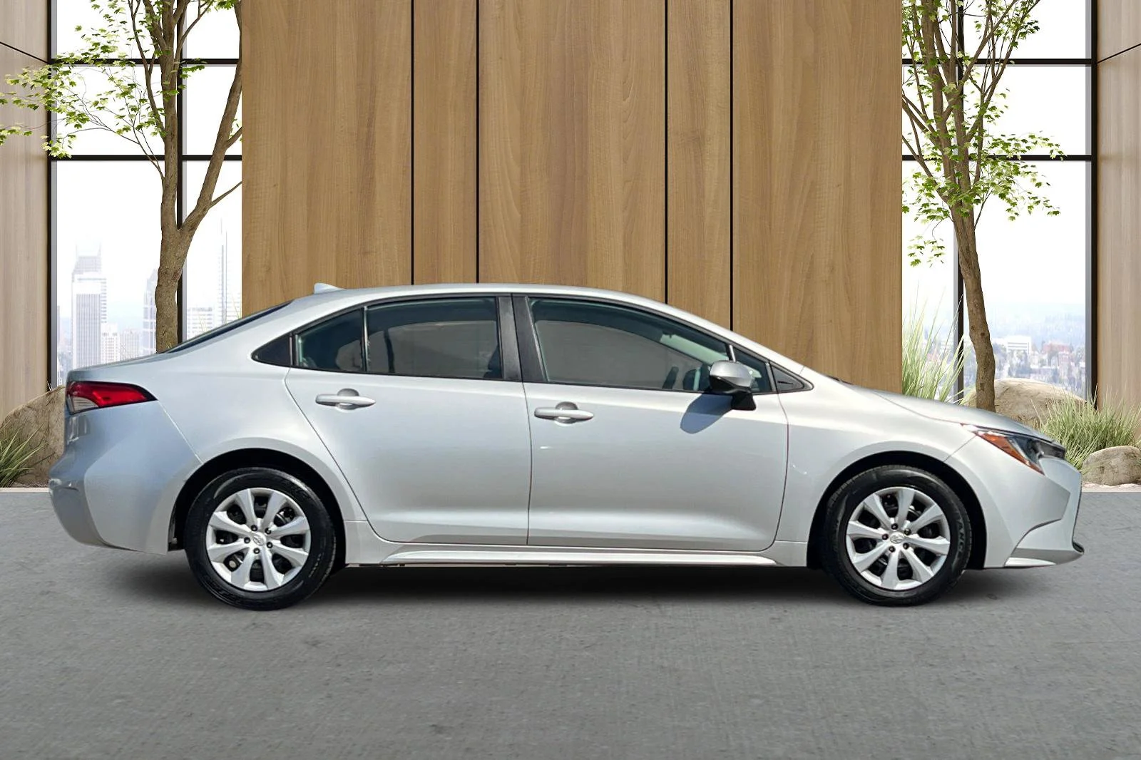 Certified Used 2025 Silver Toyota LE image 3