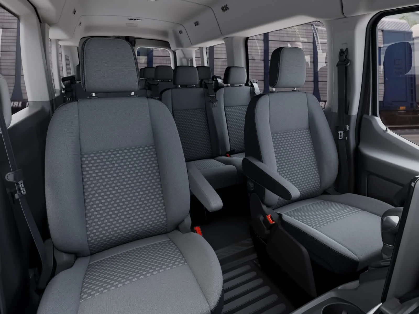 New 2027 Carbonized Gray Metallic Ford Passenger Van XLT image 10