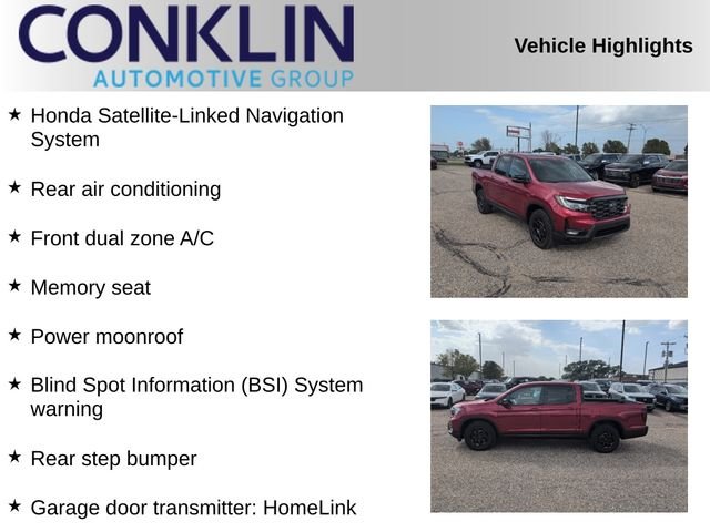 New 2026 Radiant Red Metallic II Honda TrailSport+HPD Wheels image 2