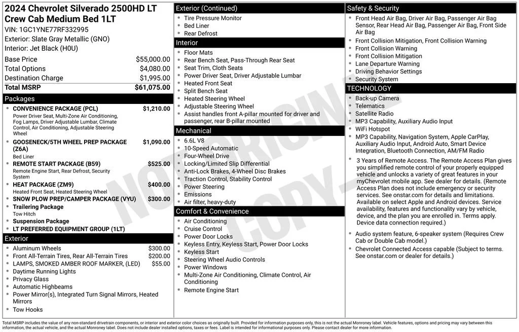 Used 2024 Slate Gray Metallic Chevrolet LT image 34