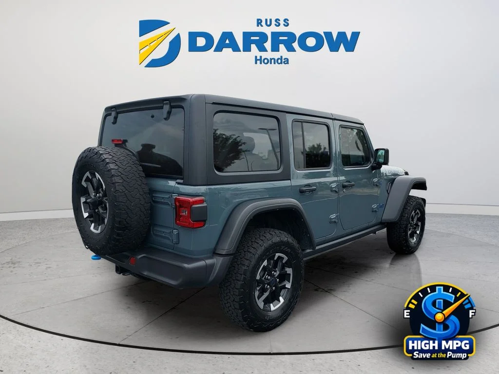 Used 2024 Gray Jeep Rubicon 4xe image 5