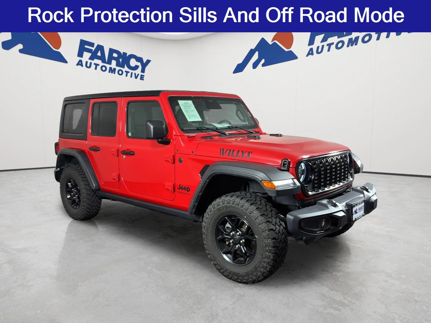 Used 2025 Firecracker Red Clearcoat Jeep Willys image 3