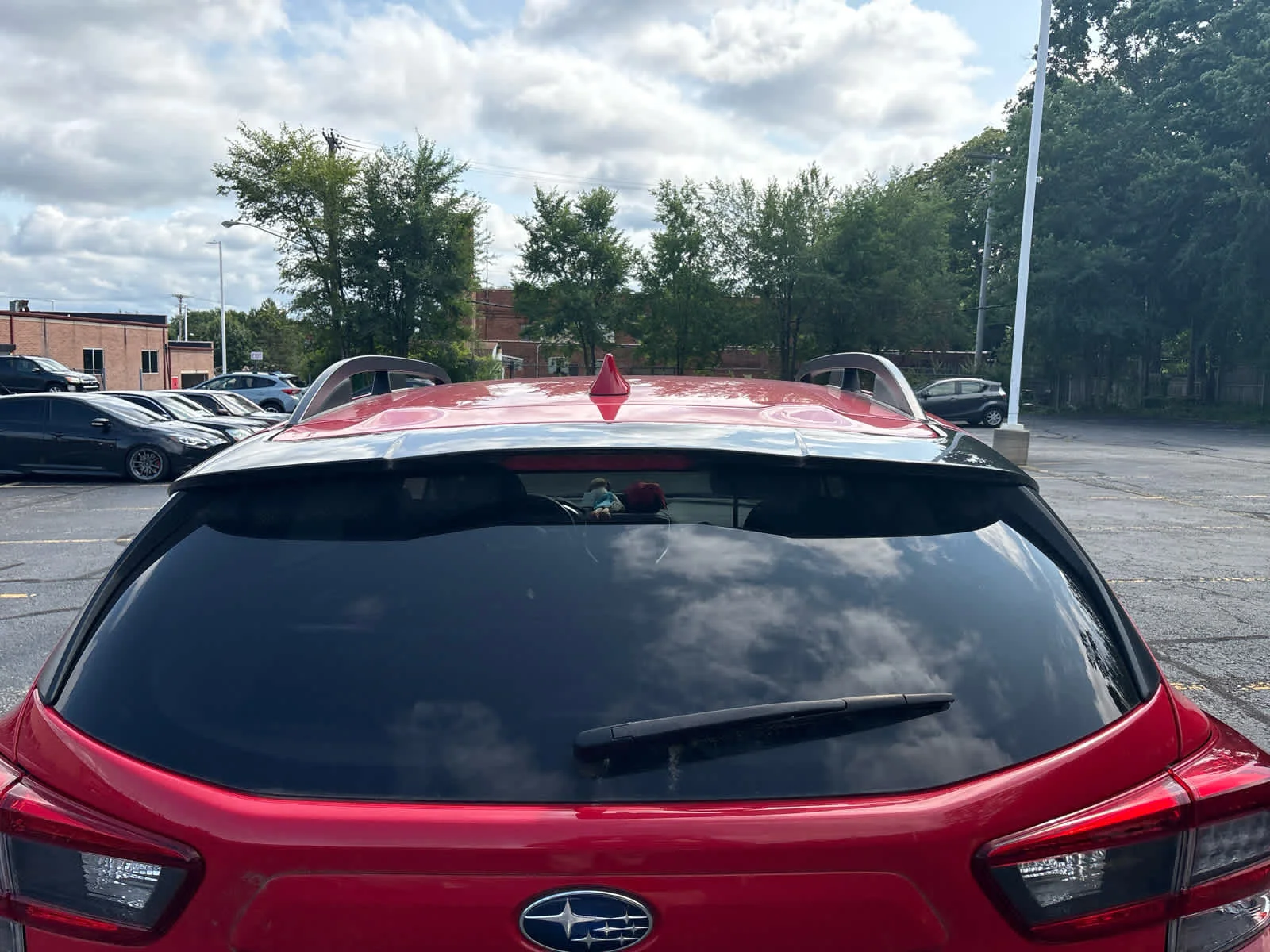 Used 2022 Pure Red Subaru Premium image 6