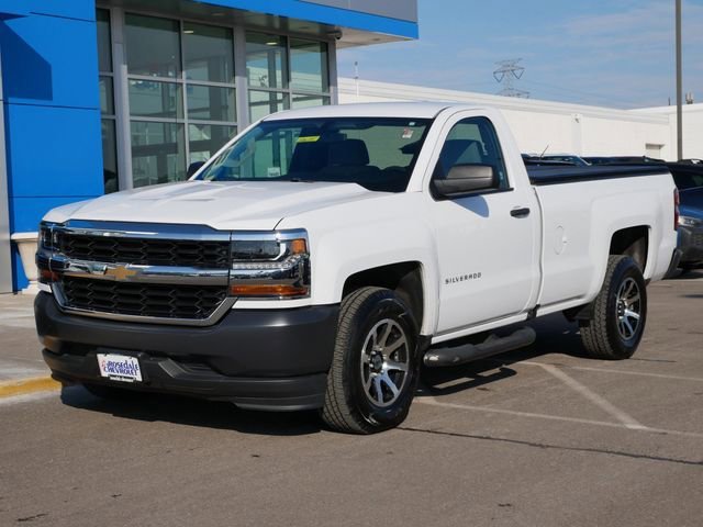 Used 2018 Chevrolet Silverado 1500 Work Truck 1WT with VIN 1GCNCNEH1JZ382562 for sale in Roseville, Minnesota
