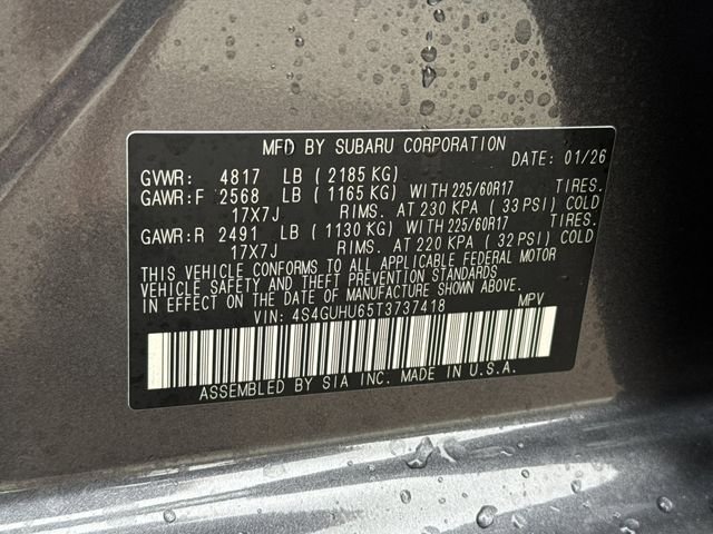 New 2026 MAGNETITE GRAY PEARL Subaru Wilderness image 37