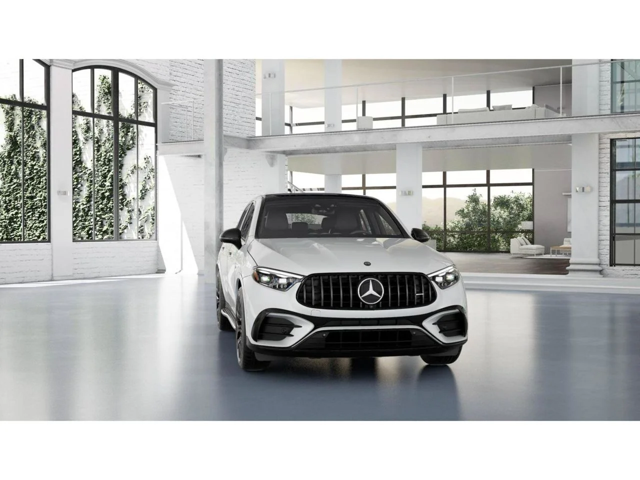 New 2027 MANUFAKTUR Moonlight White Metallic Mercedes-Benz AMG® GLC 53 4MATIC+ Coupe image 8