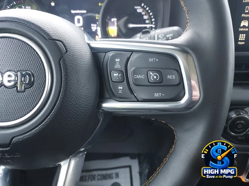 Used 2024 Yellow Jeep Sahara 4xe image 17
