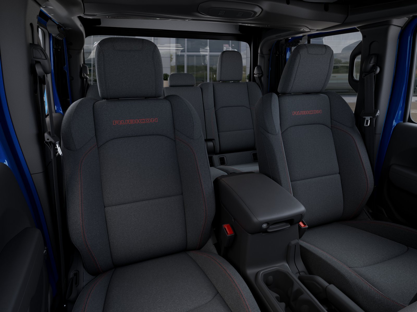 New 2026 Hydro Blue Pearl-Coat Exterior Paint Jeep Rubicon image 45
