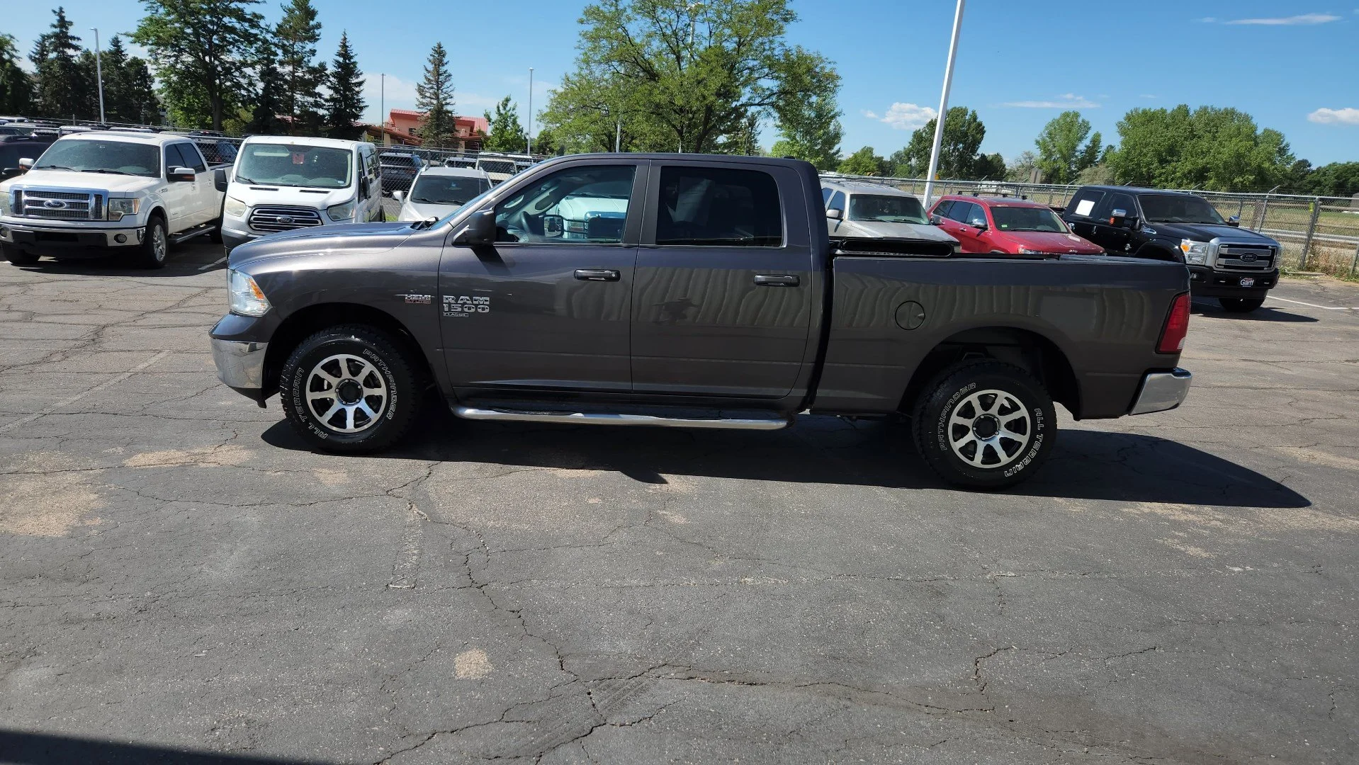 Certified Used 2019 Granite Crystal Clearcoat Metallic Ram SLT image 4