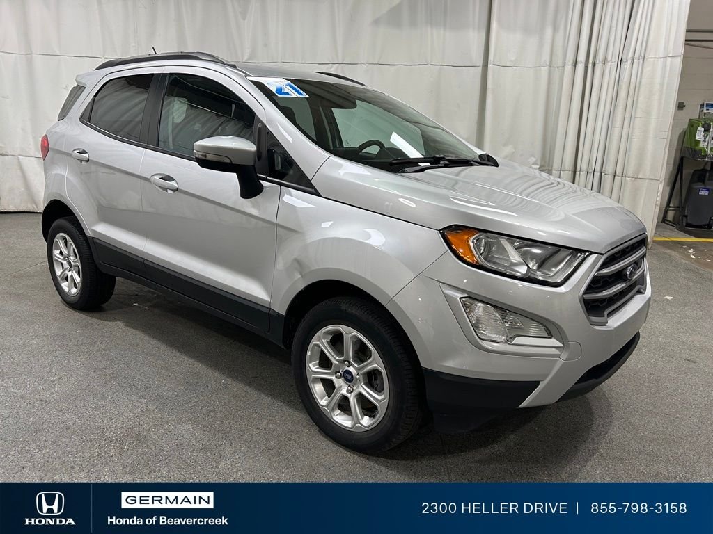 Used 2021 Ford EcoSport SE with VIN MAJ6S3GL9MC402941 for sale in Beavercreek, OH