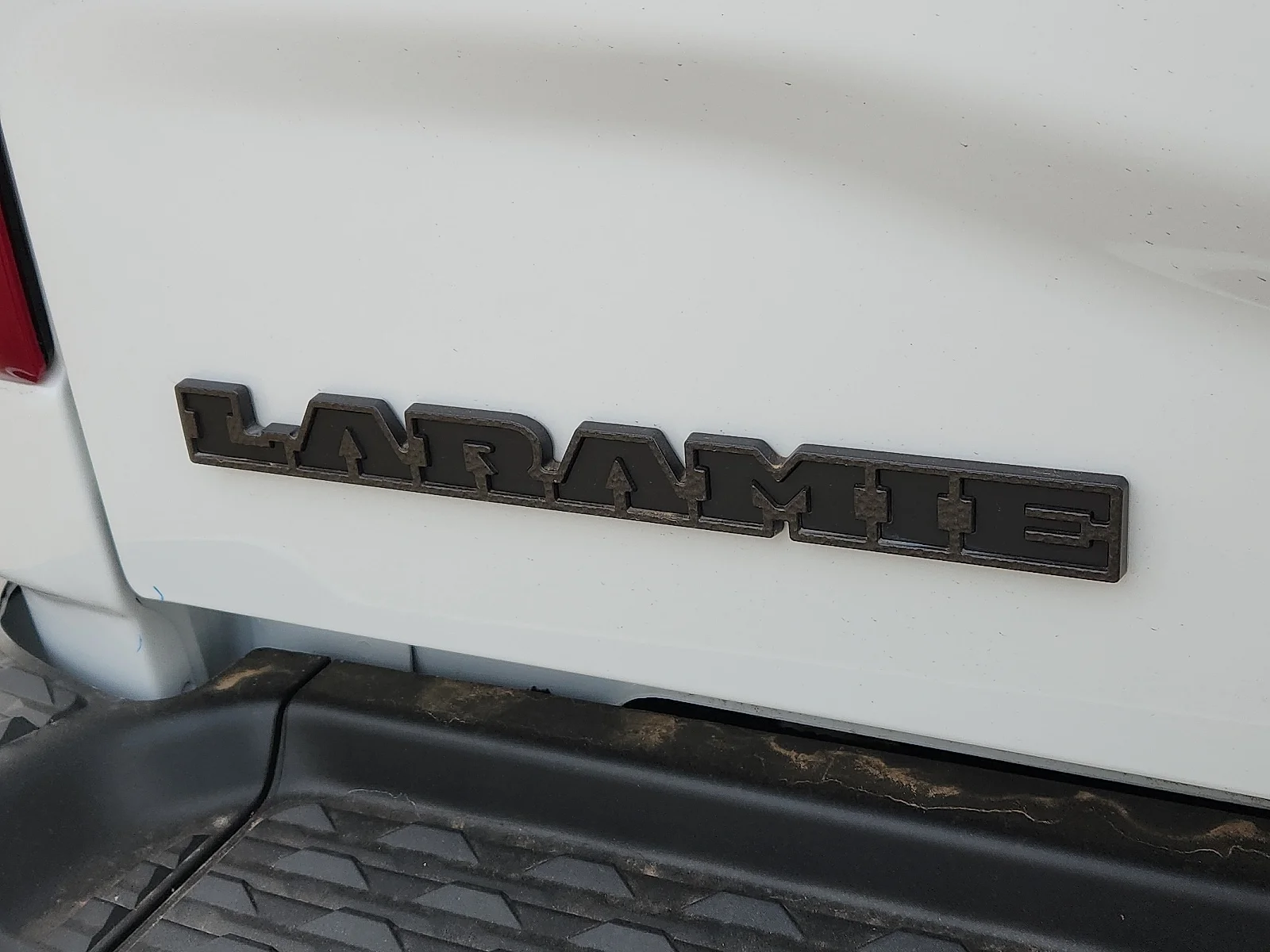 New 2025 Bright White Clear-Coat  Paint Ram LARAMIE CREW CAB 4X4 6