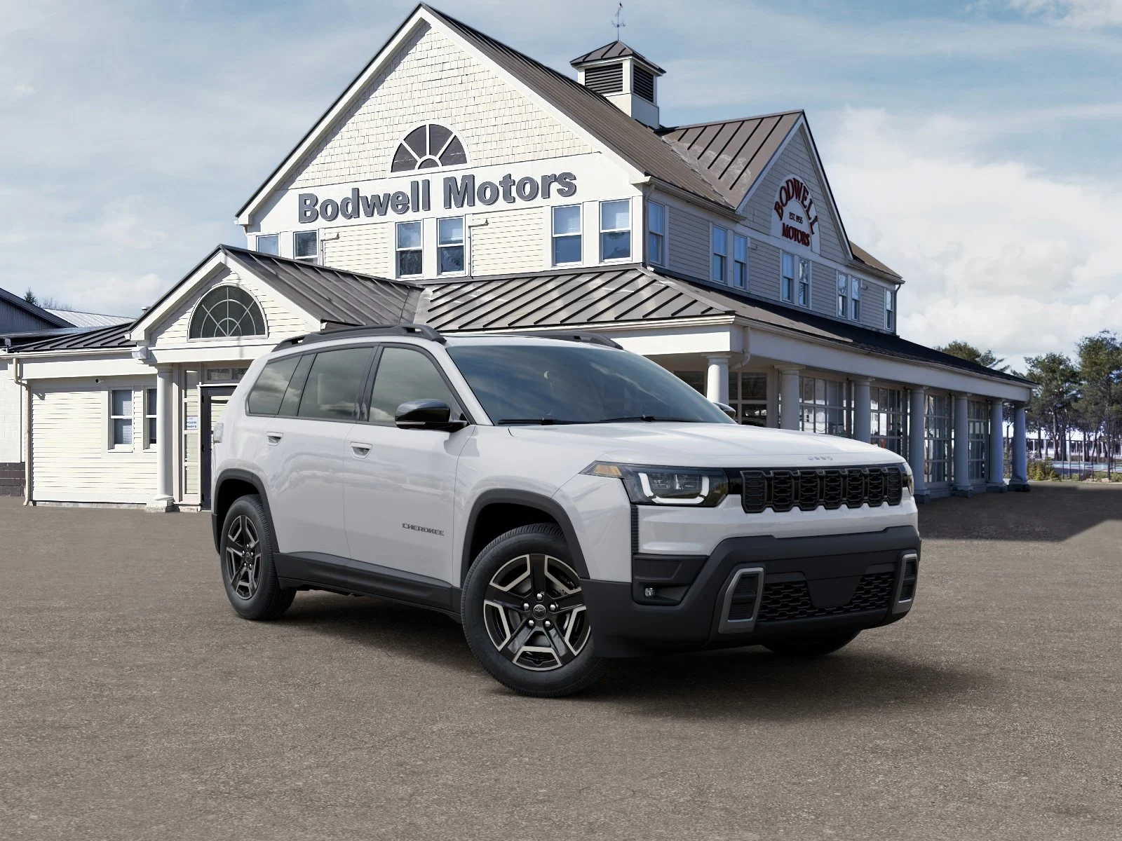 New 2026 Bright White Clear-Coat Exterior Paint Jeep Limited image 5