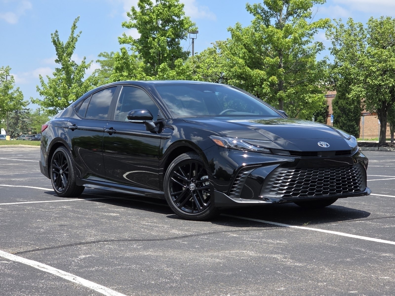 Used 2026 Midnight Black Metallic Toyota SE image 2