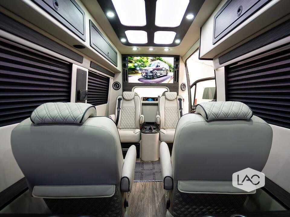 New 2024 Black Blue Mercedes-Benz 3500XD HIGH ROOF I4 DIESE image 14