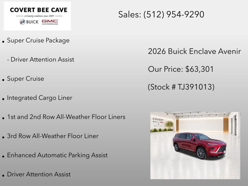 New 2026 Iridescent White Tricoat Buick Avenir image 13
