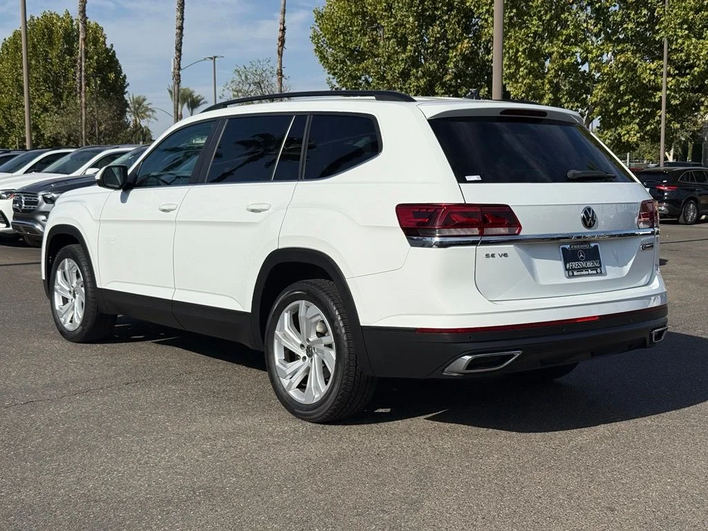 Used 2021 White Volkswagen 3.6L V6 SE w/Technology image 6