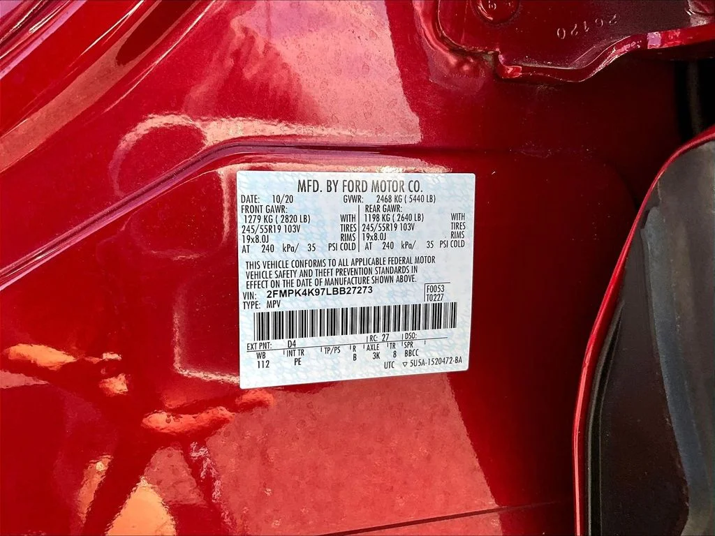 Used 2020 Red Ford Titanium image 19