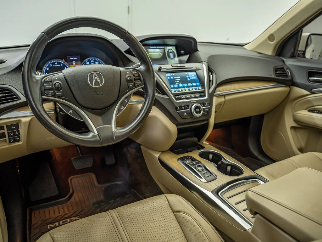 Used 2019 White Diamond Pearl Acura 3.5L Advance Package image 32