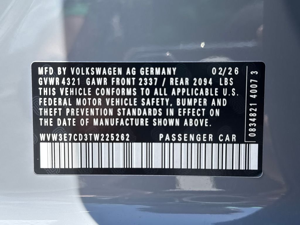 New 2026 Moonstone Gray Volkswagen 2.0T SE image 47