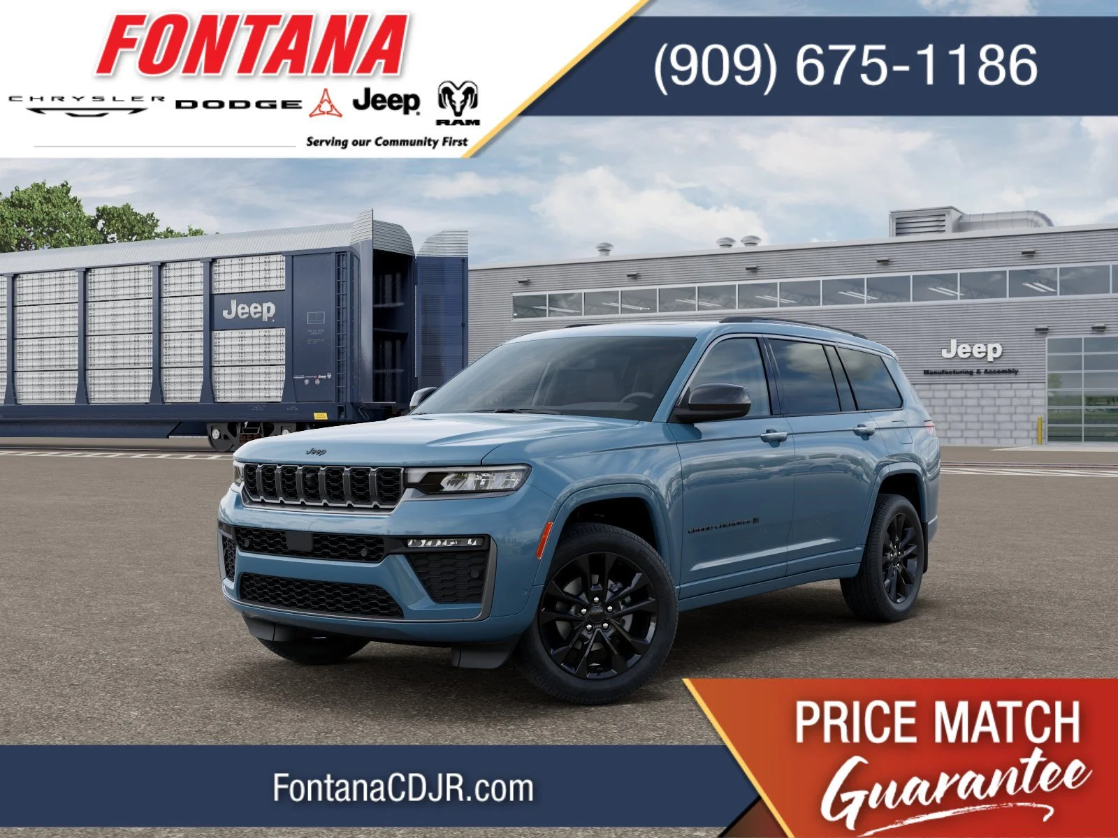 New 2026 Steel Blue Jeep Limited Reserve image 1