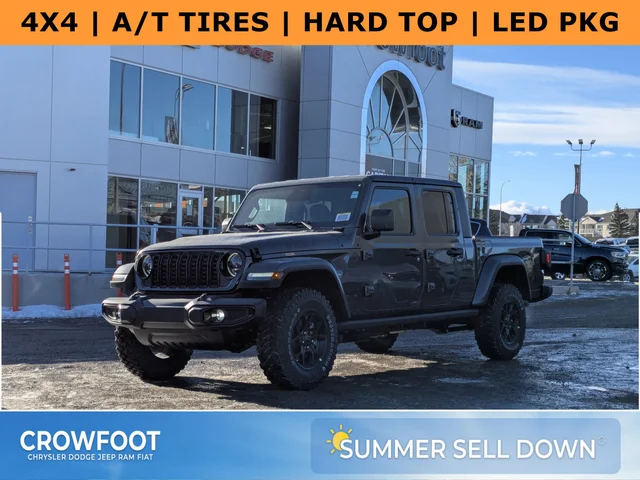 2026 Jeep Gladiator Willys - Off Road Tires - Willys Suspension - Heated Seats & Steering & Tons More!