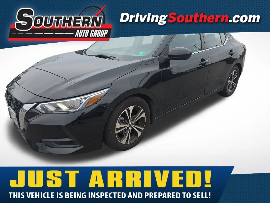 Certified Used 2021 Black Nissan SV image 1