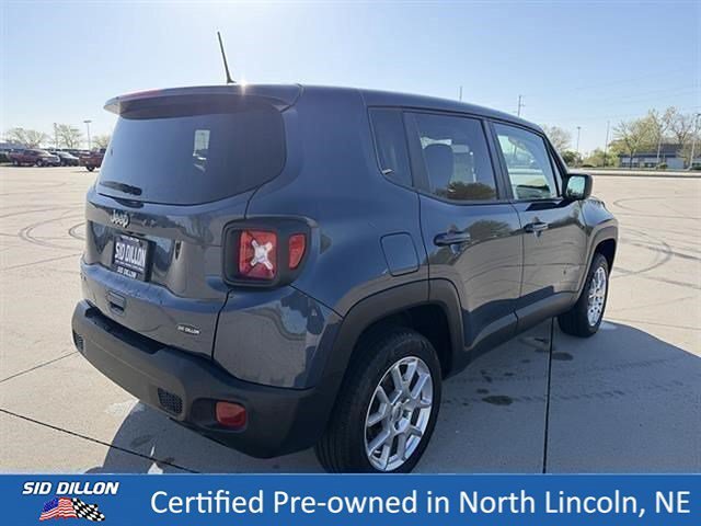 Certified Used 2023 Slate Blue Pearlcoat Jeep Latitude image 8