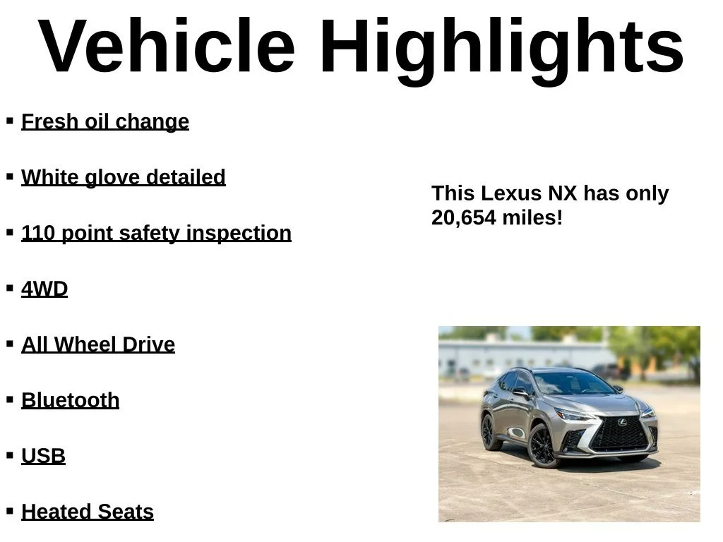Used 2024 Silver Lexus 350 F SPORT Handling image 37