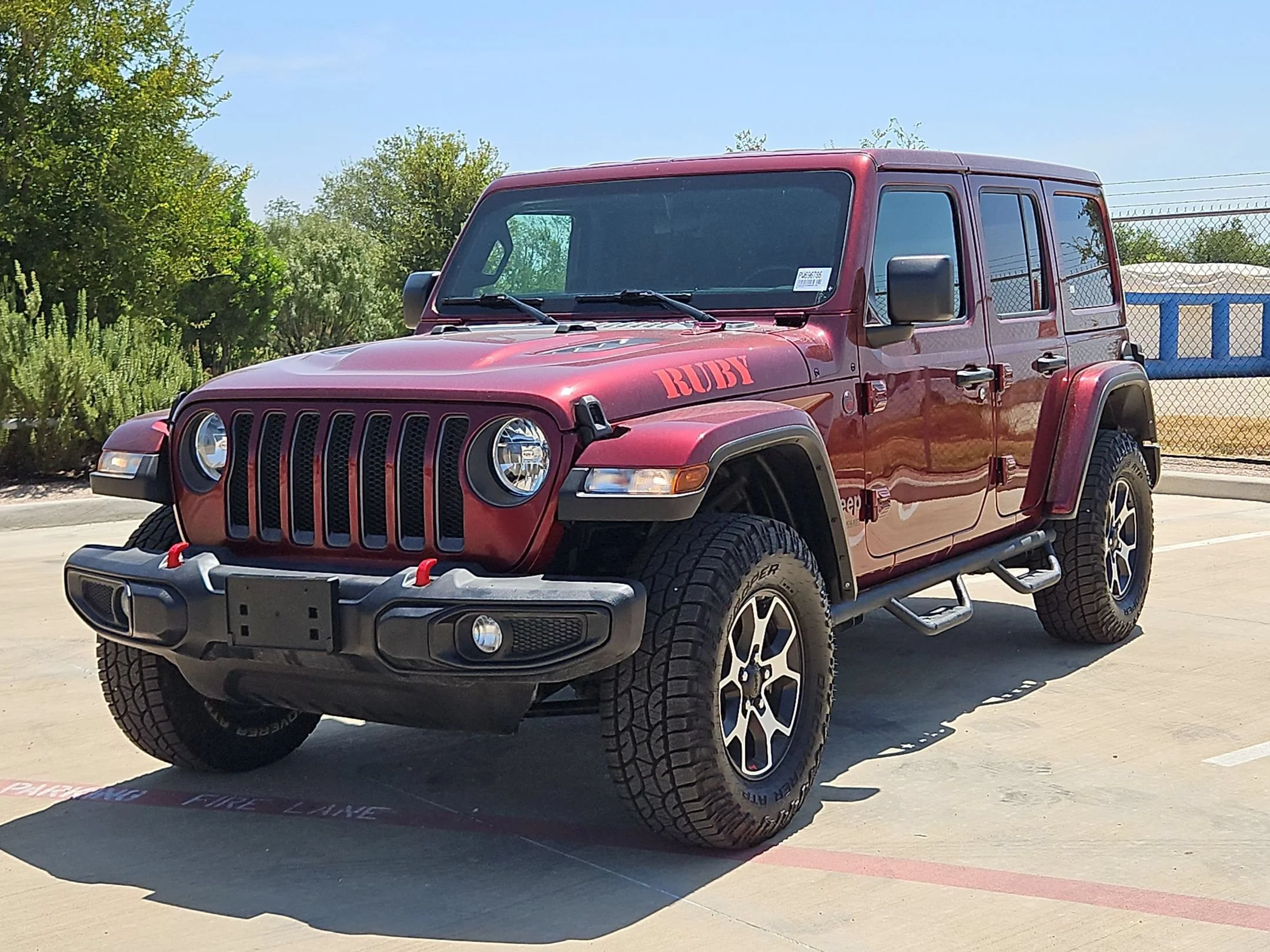 Used 2021 Red Jeep Unlimited Rubicon image 7