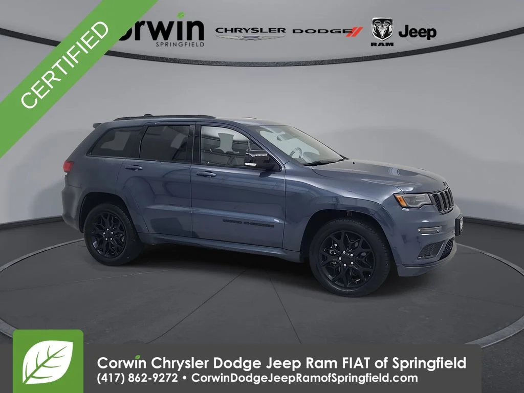 Certified Used 2021 Blue Jeep Limited X image 1