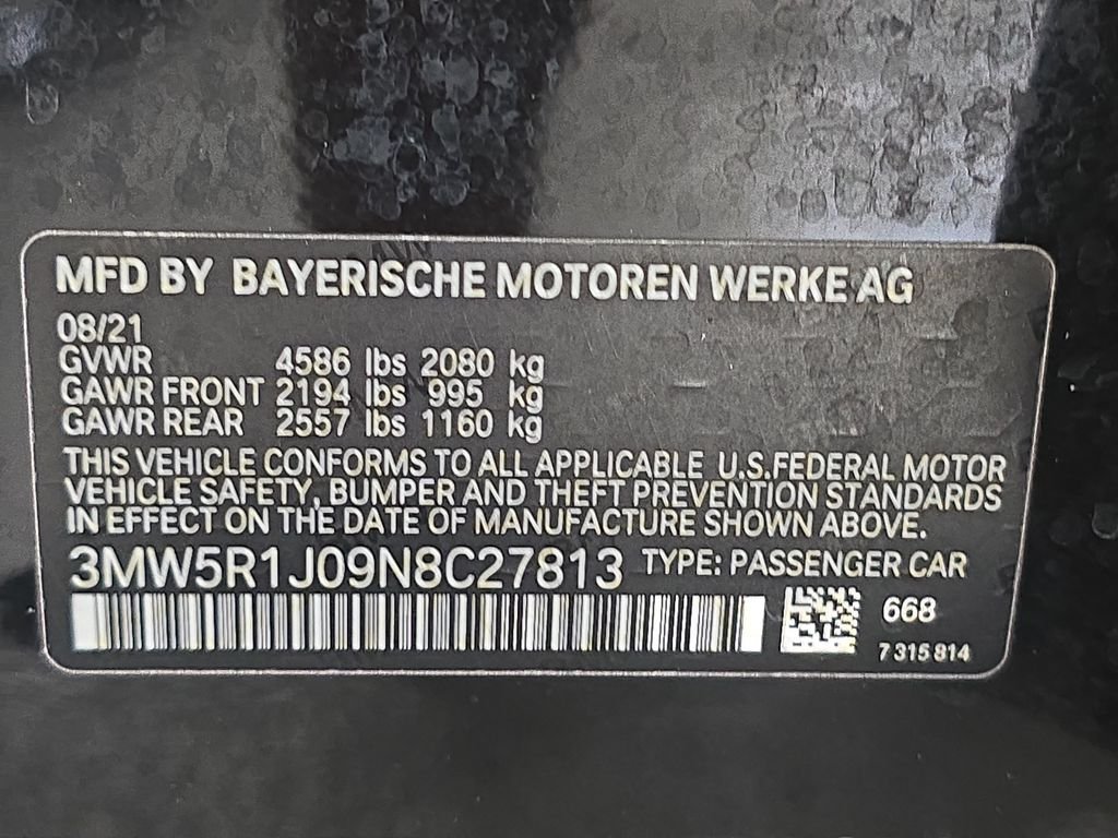Used 2022 Jet Black BMW 330i image 28