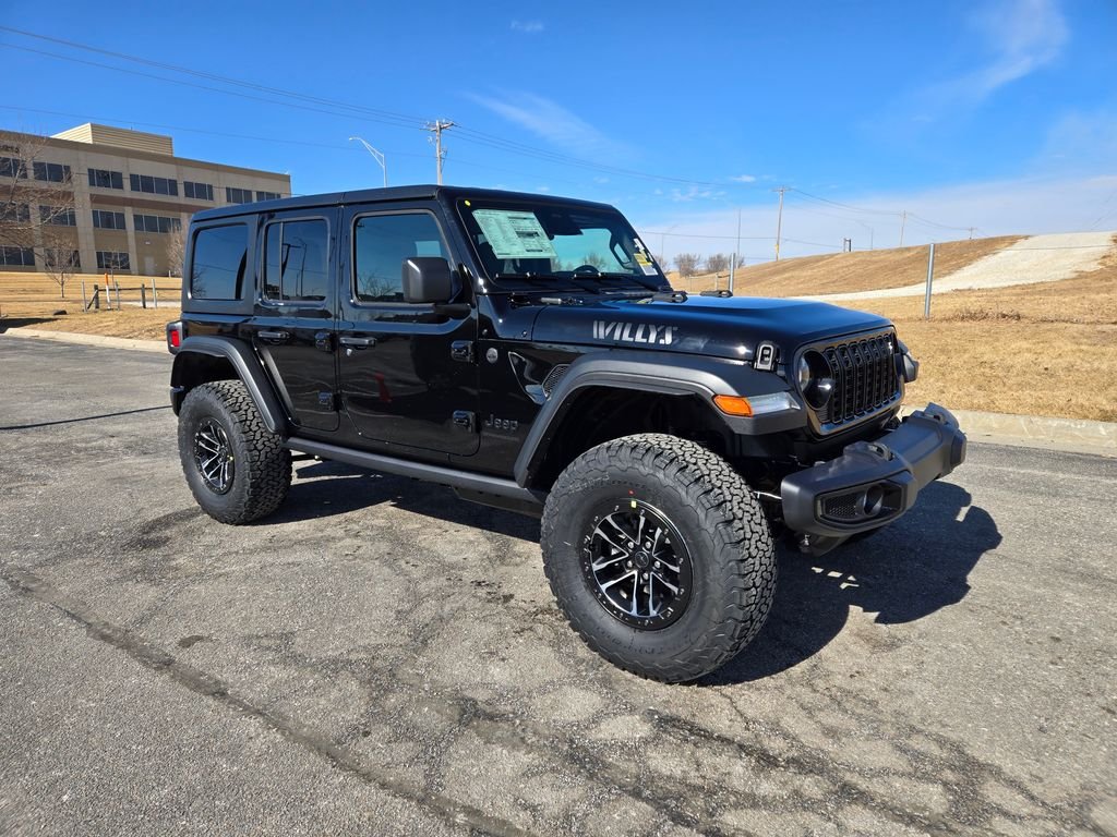 New 2026 Jeep Wrangler Willys 4-door in Omaha #V233660 | Edwards