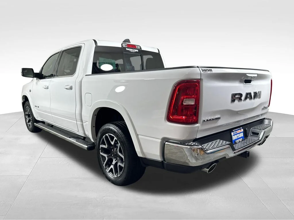 New 2026 Bright White Clear-Coat Exterior Paint RAM Laramie image 3