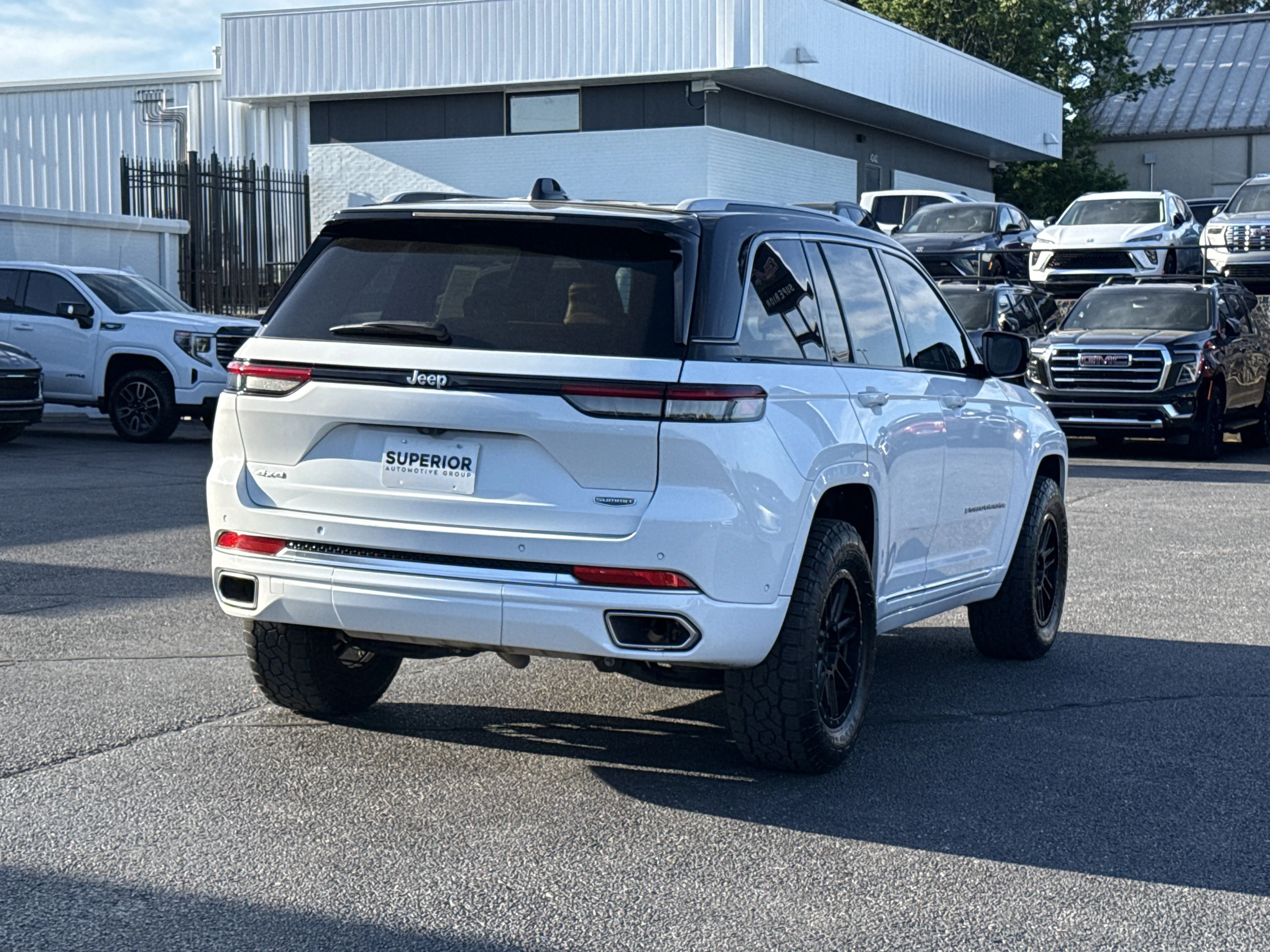Used 2023 Bright White Clearcoat Jeep Summit 4WD image 3