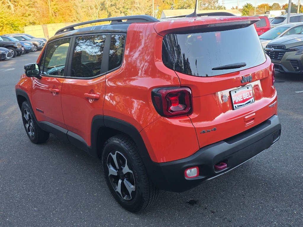 Used 2021 Omaha Orange Clear Coat Jeep Trailhawk image 13