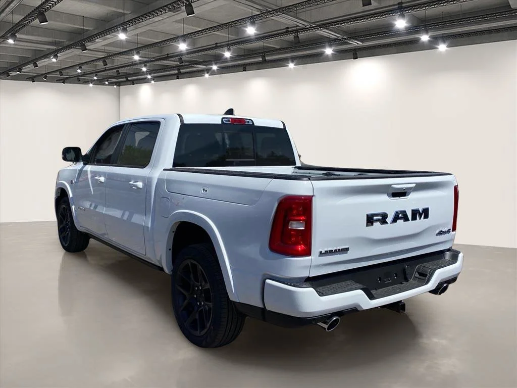 New 2026 Bright White Clear-Coat Exterior Paint RAM Laramie image 3
