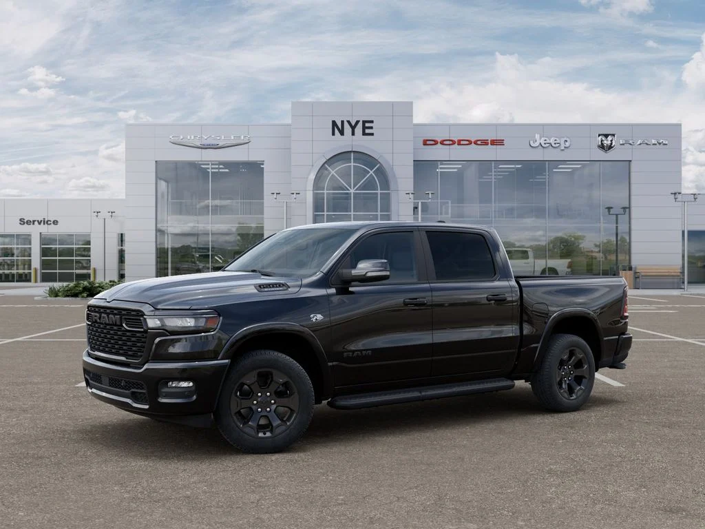 New 2026 Diamond Black Crystal Pearl-Coat Exterior Paint RAM Big Horn/Lone Star image 2