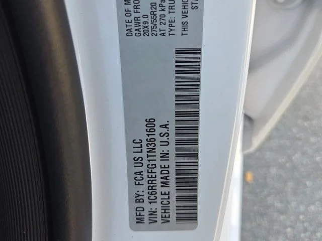 New 2026 Bright White Clear-Coat Exterior Paint RAM Big Horn/Lone Star image 7